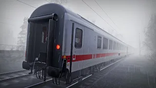 Самая мерзкая погода! Пассажирский поезд в тумане - Train Sim World 2