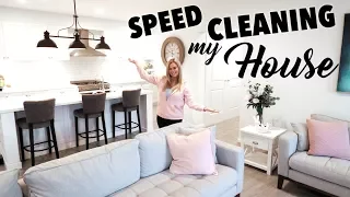 SPEED CLEANING MY HOUSE - TIDY UP!