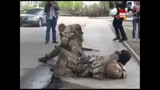 Україна новини 05 05 2014 Боец сам Славянска Нас зажали в кольцо Прорвались с боем Назад дороги нет!