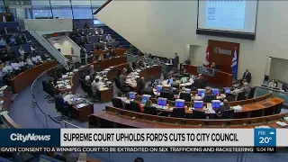 Supreme Court upholds Ford's cuts to Toronto city council