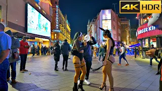 🕺💃Central London nightlife and nightouts😈Night Walking Tour of Central London [4K HDR]