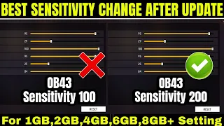 FF Best Sensitivity For OB44 | FF Universal Sensitivity For All Mobile | FF Best Sensitivity Setting