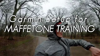 Foggy run & Garmin Setup for Maffetone HR Training