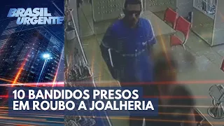 Roubo em joalheria e tiroteio com a polícia | Brasil Urgente