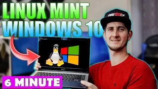 LINUX MINT DUAL BOOT WINDOWS 10 IN 6 MINUTES FOR BEGINNERS