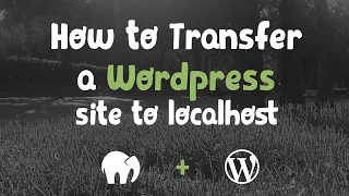 How to transfer a live Wordpress website to your localhost manually (no plugins)