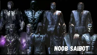 Mortal Kombat X All NOOB SAIBOT MKX Costume Skin KLASSIC MK11 MK9 CYBER NINJA & more PC Mod MKX MKXL