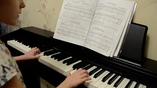 Я на горку шла - Русская народная песня (1 класс, фортепиано)