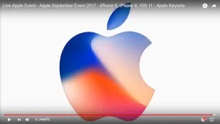 Прямая трансляция презентации Apple 12.09.2017 на русском.