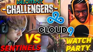 🔴LIVE! Valorant Challengers NA Finals DAY 3  Sentinels VS Cloud 9 AGAIN - WATCH PARTY