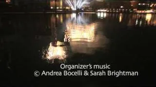 "Time to say  Goodbye" Andrea Bocelli & Sarah Brightman Burj Khalifa Fountains