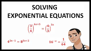 SOLVING EXPONENTIAL EQUATIONS || MADE EASY