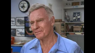 Charlton Heston as a Gas Station Attendant in Wayne's World 2 (1993)