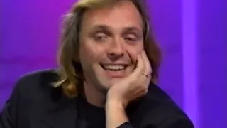 Rik Mayall on Wogan, 1991, talking to Gloria Hunniford