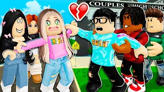 We Investigated COUPLES ONLY School.. They Made Us BREAK UP! (Roblox Bloxburg)