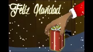 Tarjeta animada de Navidad.