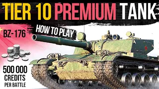 BZ-176 HOW to PLAY | 5 TIPS WOT | new chinese HT | premium tier 10 | World of Tanks | heavy giveaway