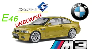 1:18 Solido BMW M3 E46 Coupe 2000 Phoenix Yellow