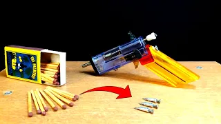 Make a toy gun from gas lighters