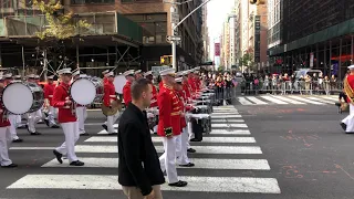 USMC Drum & Bugle Corps Veterans Day Parade NYC 2019