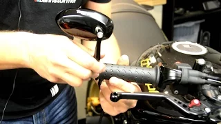 Triumph Street Triple - Bar End Mirrors Installation