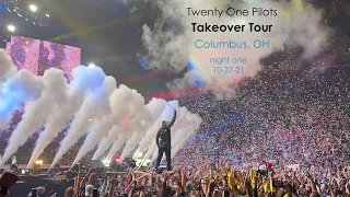Twenty One Pilots Takeover Tour: Columbus Ohio, night one(10-27-21)