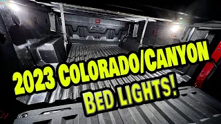 2023 Chevrolet Colorado/GMC Canyon factory Bed lights installation #2023colorado