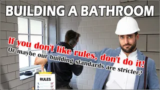 Building a bathroom from start to finish (Ep.12) Building a house by myself