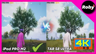 iPad Pro M2 MAX GRAPHICS HDR 4K vs SAMSUNG GALAXY TAB S8 ULTRA COMPARISON what is BETTER ? 120 FPS?