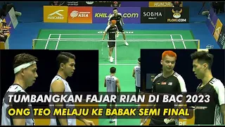 fajar alfian Muhammad rian ardianto VS ong yeu sin Teo ee yi QF Badminton Asia Championship 2023f