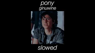 ginuwine - pony (slowed down)