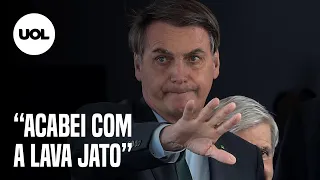 Bolsonaro: “Acabei com a Lava Jato, porque não tem mais corrupção no governo”