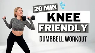 🔥20 Minutes: Knee-Friendly Dumbbell Workout🔥NO SQUATS/NO LUNGES🔥NO REPEAT🔥
