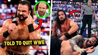 Drew McIntyre Told To QUIT & LEAVE WWE...Seth Rollins ATTACKS Roman Reigns On SmackDown LEAKED!