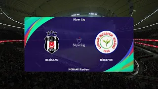 PES 2021 | Besiktas vs Rizespor - Turkish Cup | 13/01/2021 | 1080p 60FPS