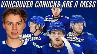 VANCOUVER CANUCKS ARE A MESS | RANT? TANK FOR CONNOR BEDARD? | JT Miller and Bo Horvat Comments