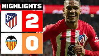 ATLÉTICO DE MADRID 2 - 0 VALENCIA CF | RESUMEN LALIGA EA SPORTS