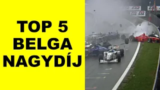 TOP 5 F1-es Belga Nagydíj