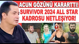 Survivor All Star 2024 kadrosu netleşiyor! Acun Ilıcalı bomba bir ismi daha açıkladı!