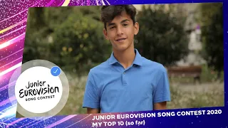 Junior Eurovision Song Contest 2020: My top 10 (so far)