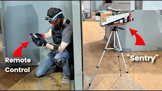 I built an extremely jenk airsoft turret