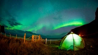 Mick Fanning Surfs Under the Northern Lights in Lofoten