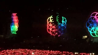 Abertura show Coldplay live São Paulo Brasil 07/11/2017 - A Head Full Of Dreams and Yellow Live