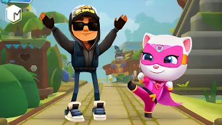 Who is the Best? Кто круче? Jake or Talking Angela Hero? Talking Tom Hero Dash vs Subway Surfers