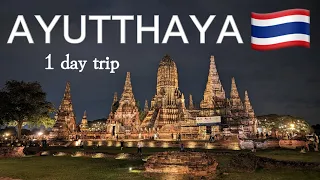 Ayutthaya, Thailand 1day trip! We enjoyed the ancient capital of Thailand! #travelvlog