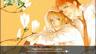 💠Nightcore //  Mala Fama (Remix) - Lycrics💠