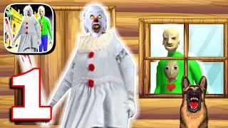 Granny Pennywise & Baldi Granny Mod : Chapter 1 Full Gameplay Walkthrough Part 1