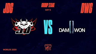 JDG vs DWG | Worlds Group Stage Day 6 | JD Gaming vs DAMWON Gaming (2020)