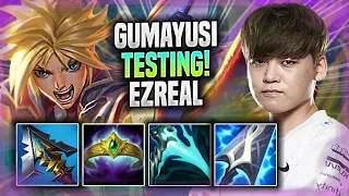 GUMAYUSI TESTING EZREAL IN KR SOLOQ! - T1 Gumayusi Plays Ezreal ADC vs Samira! | Season 2022