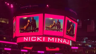Nicki Minaj Do we Have a problem debuts at Clippers Lakers game